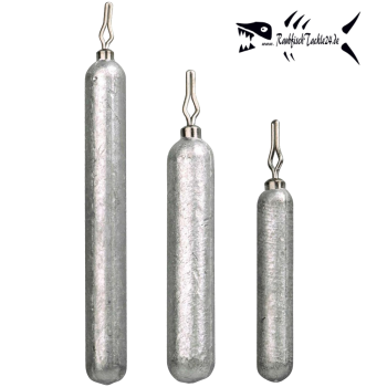 Drop Shot Blei Stab mit Klemmwirbel 3er/pack