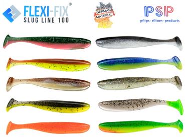 PSP Flexi Fix Nature Line 120mm  6 Stück Gummifisch Zander Hecht Barsch Raubfisch