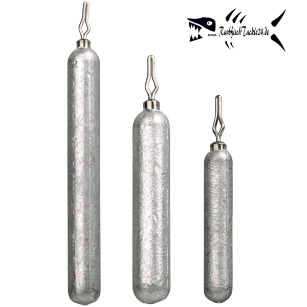 Drop Shot Blei Stab mit Klemmwirbel 3er/pack