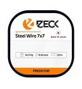 ZECK FISHING - 7X7 STEEL WIRE 10,5kg/16,5kg 10m vorfach Stahl